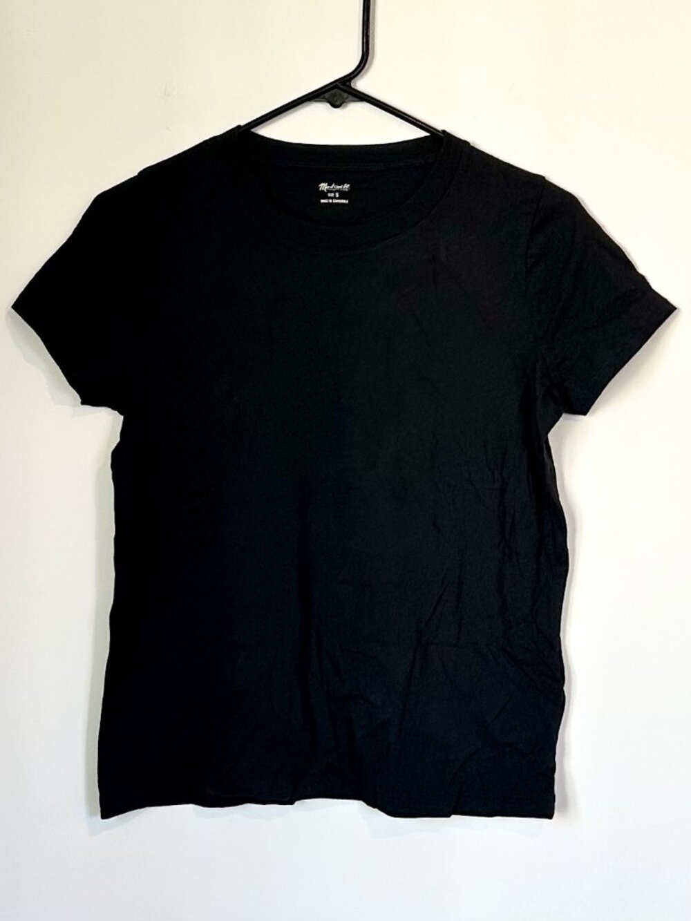 NWT Madewell Black Northside Vintage Tee - Size: Small - Picture 2 of 10